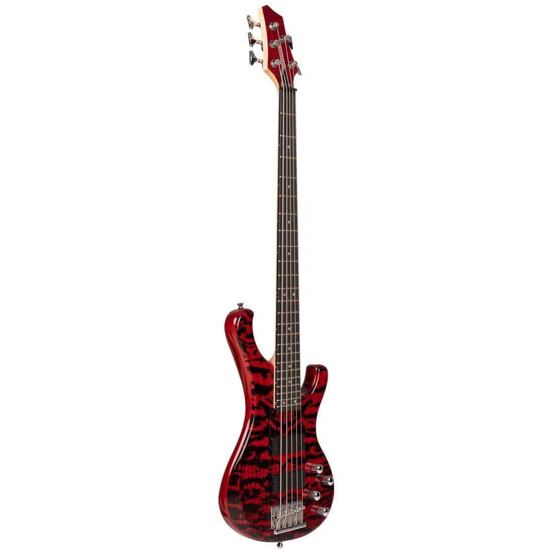 Zoppran Carneville Black Diamond Series BBD5RB Mat 5 Telli Bas Gitar