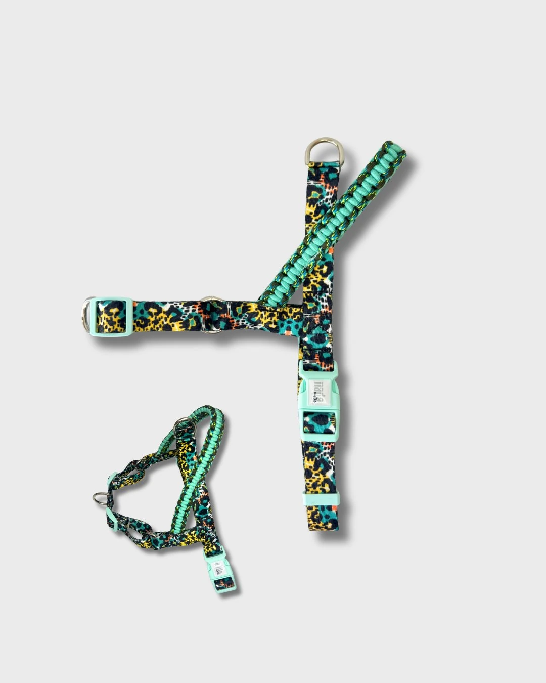 Fiera Önden & Sırttan Çekmeli Göğüs Tasması - Turkuaz