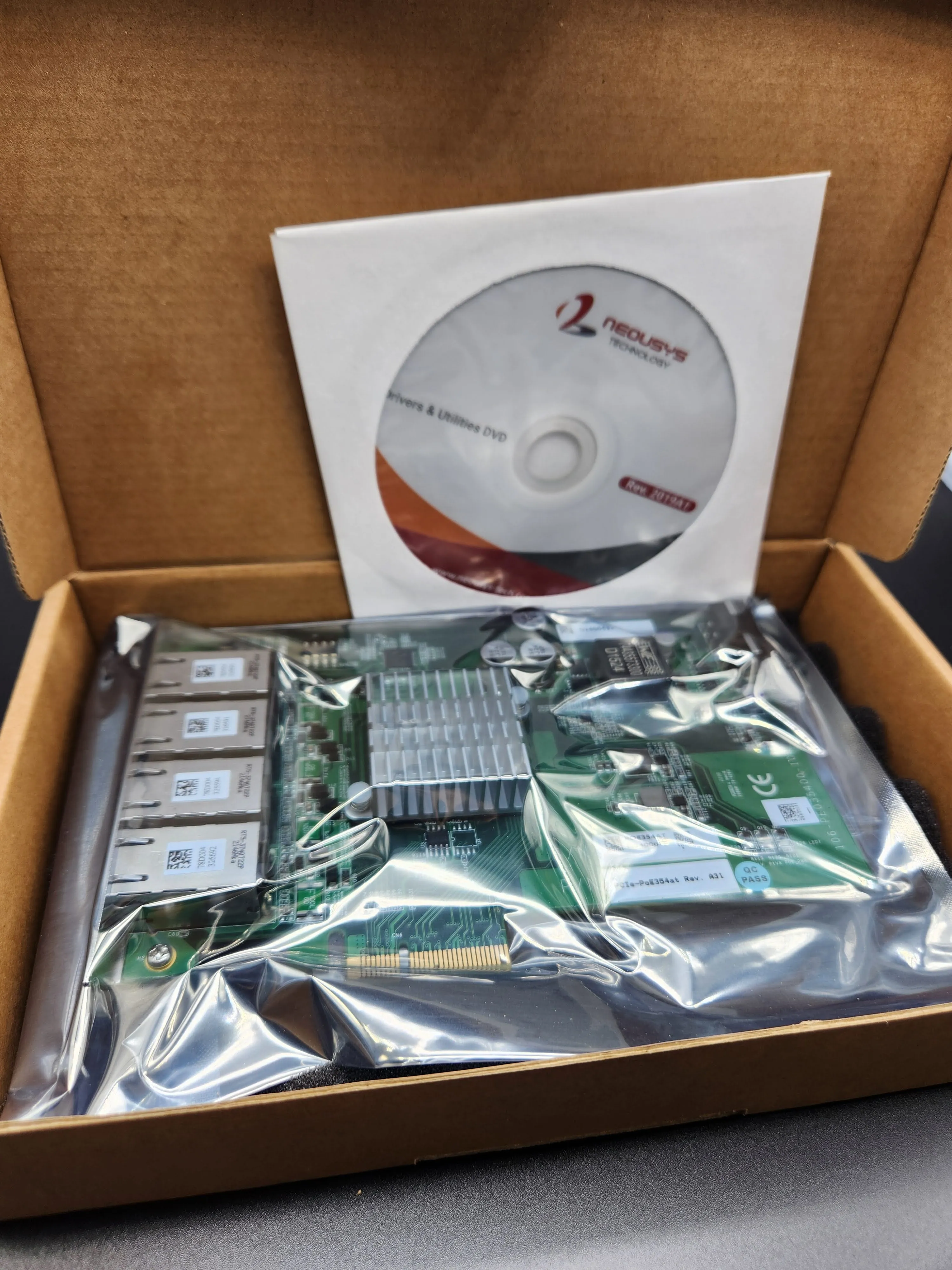 Neousys PCIe-POE354at Frame Grabber Kartı