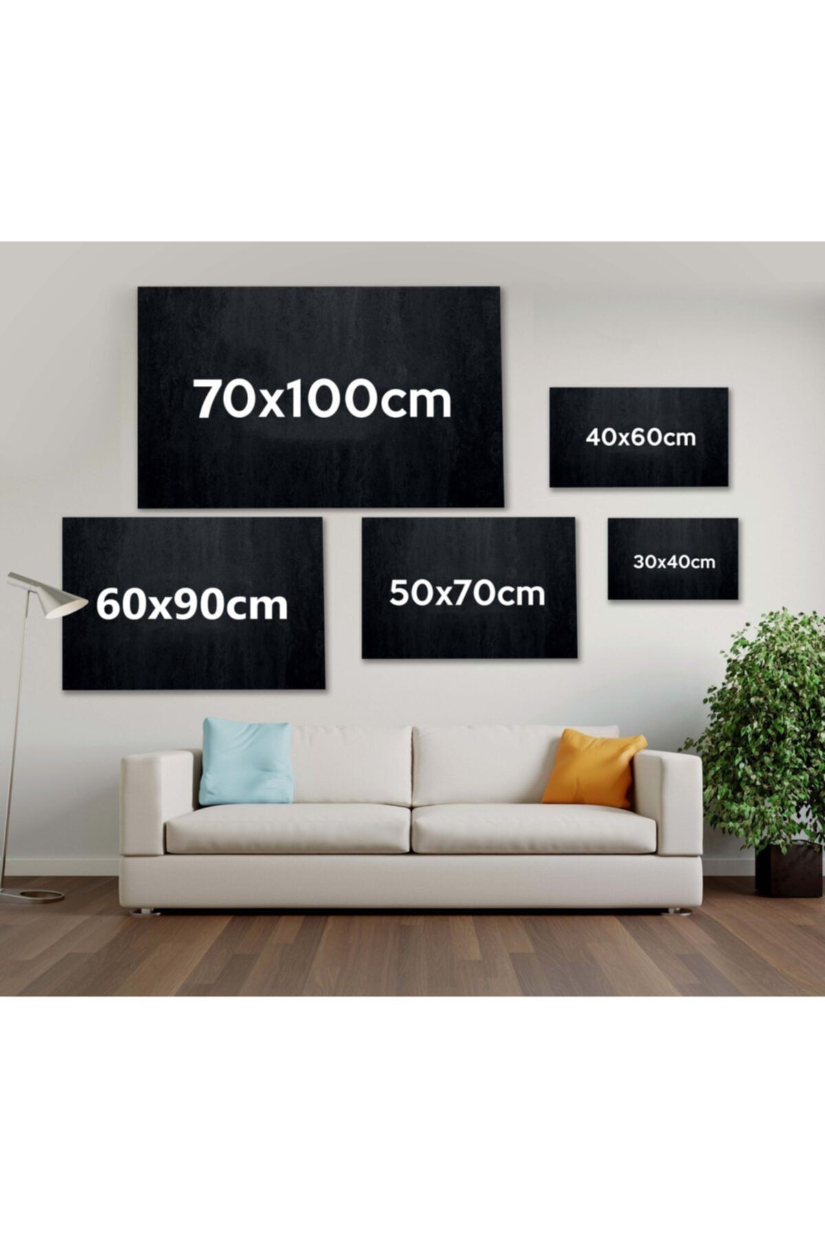 Çiçekli Modern Kanvas Tablo