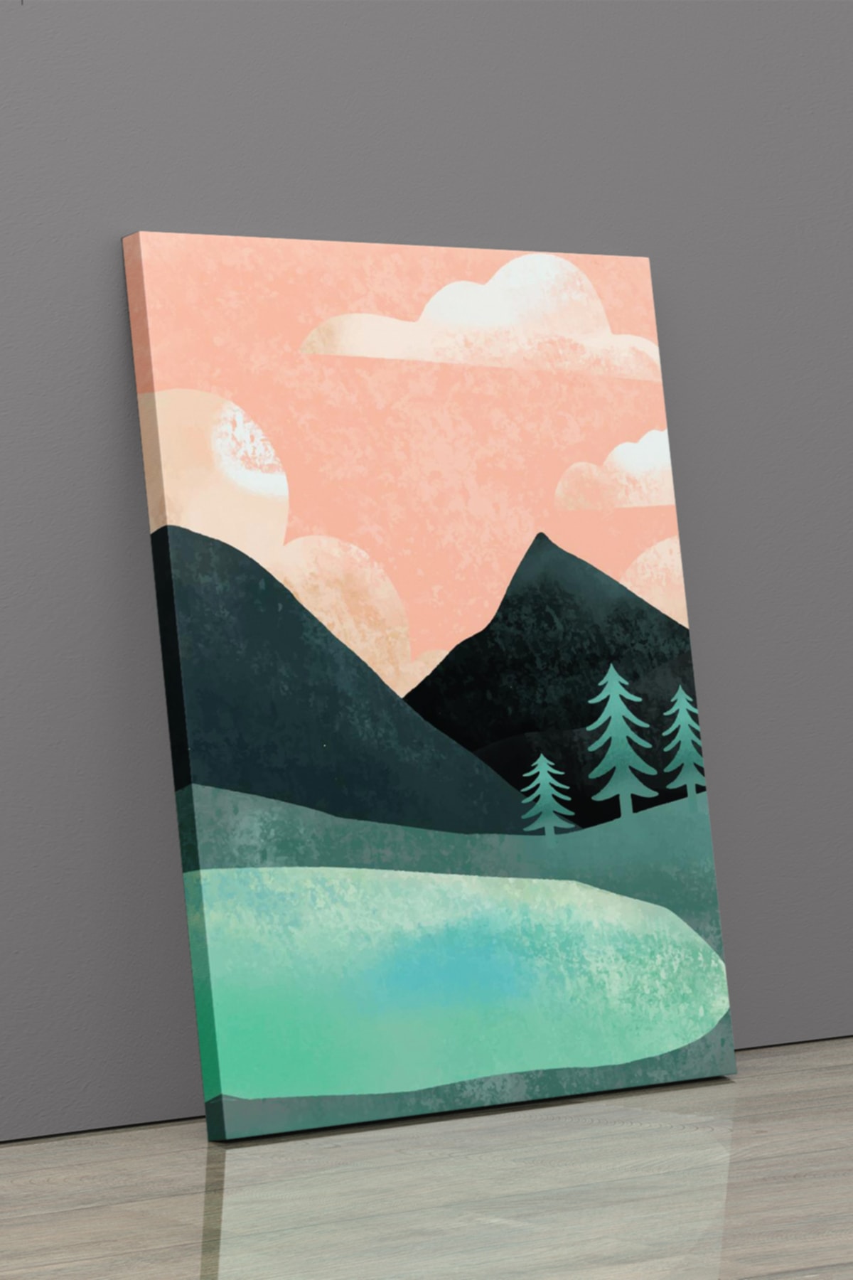 Soyut Modern Minimal Kanvas Tablosu 3'lü Canvas Tablo Seti Ev, Oturma Odası Yatak Odası