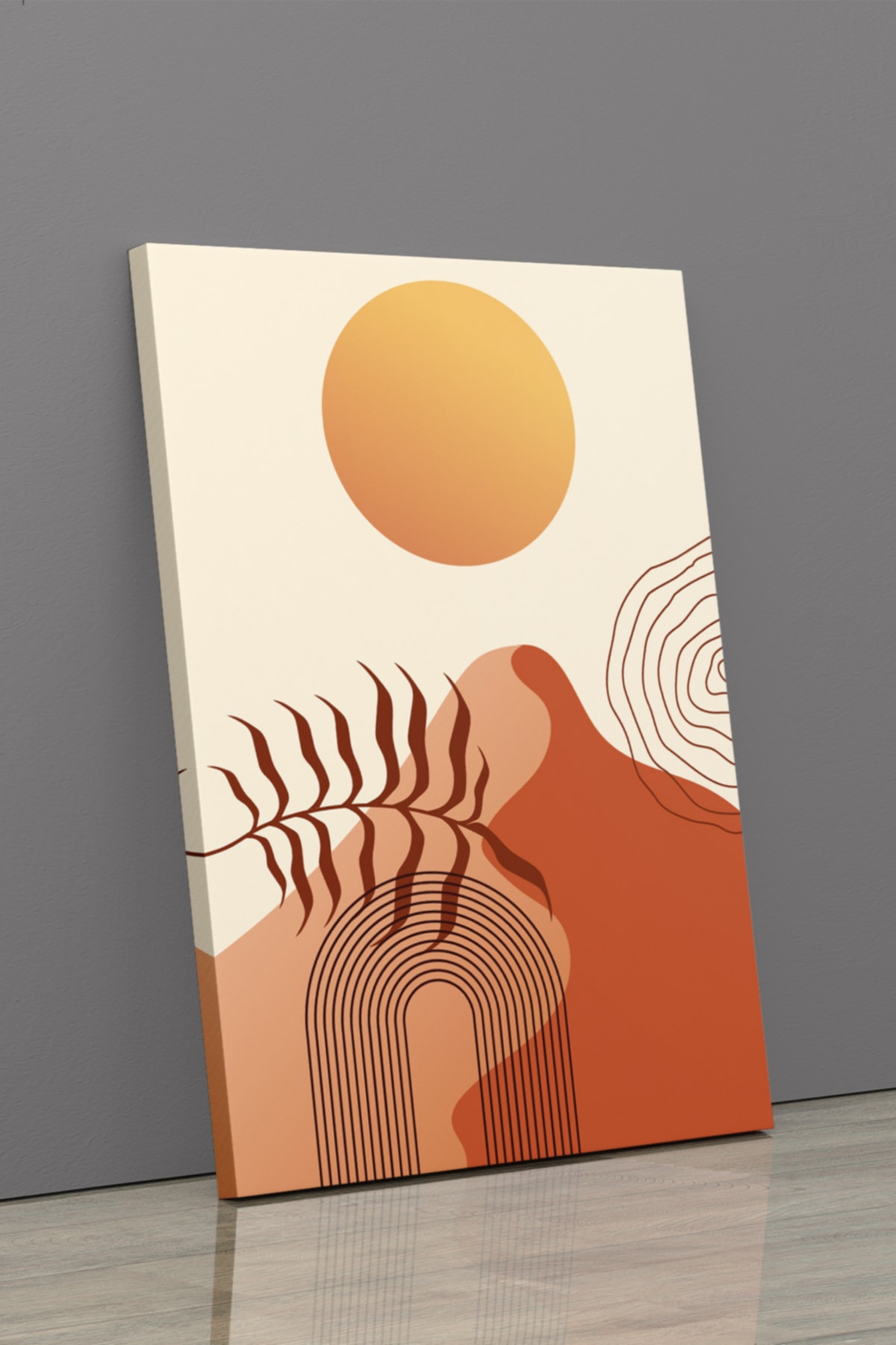Soyut Modern Minimal Kanvas Tablosu 3'lü Canvas Tablo Seti Ev, Oturma Odası Yatak Odası