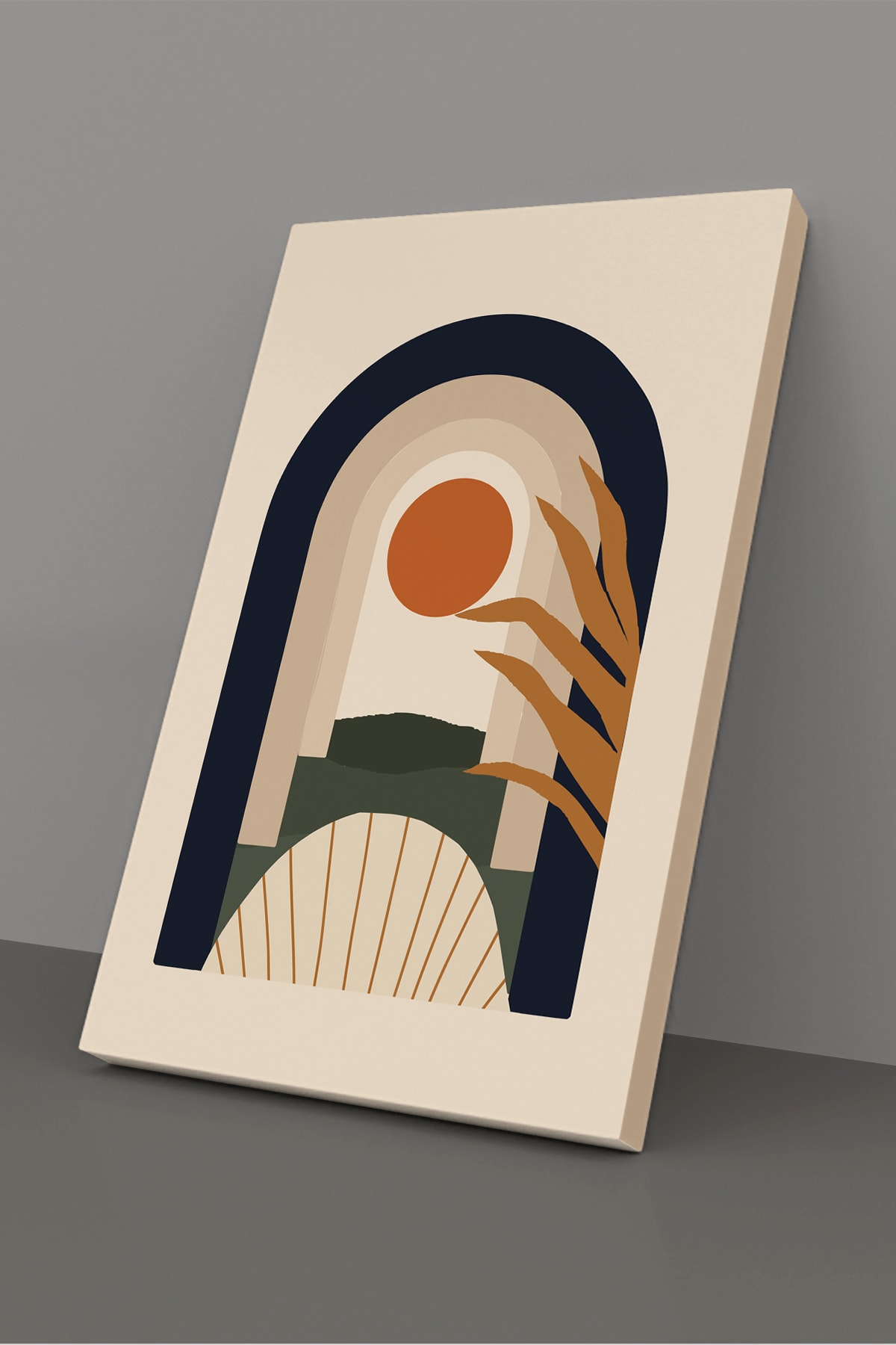 Soyut Modern Minimal Kanvas Tablosu 3'lü Canvas Tablo Seti Ev, Oturma Odası Yatak Odası
