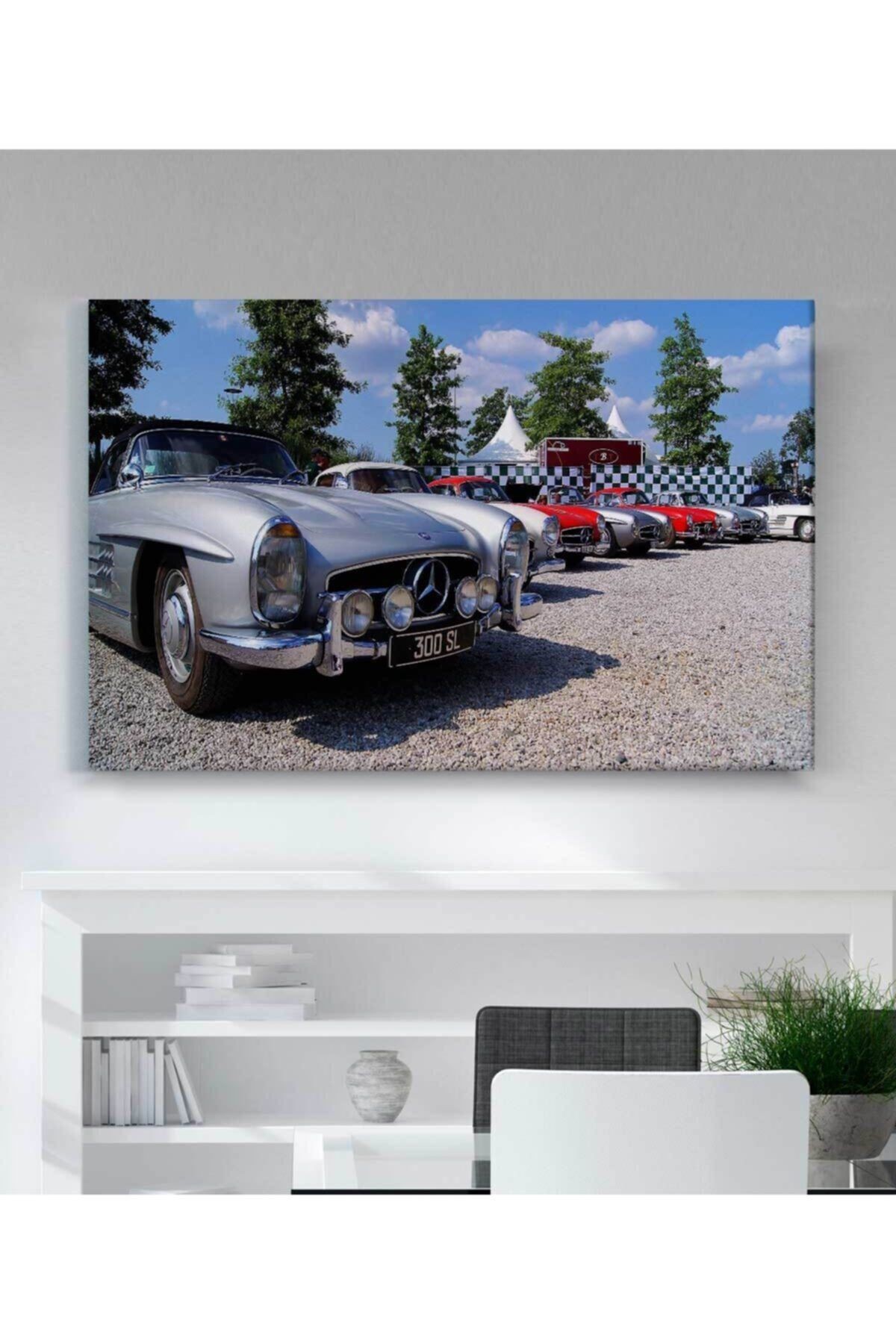 Mercedes-benz Araba Kanvas Tablo