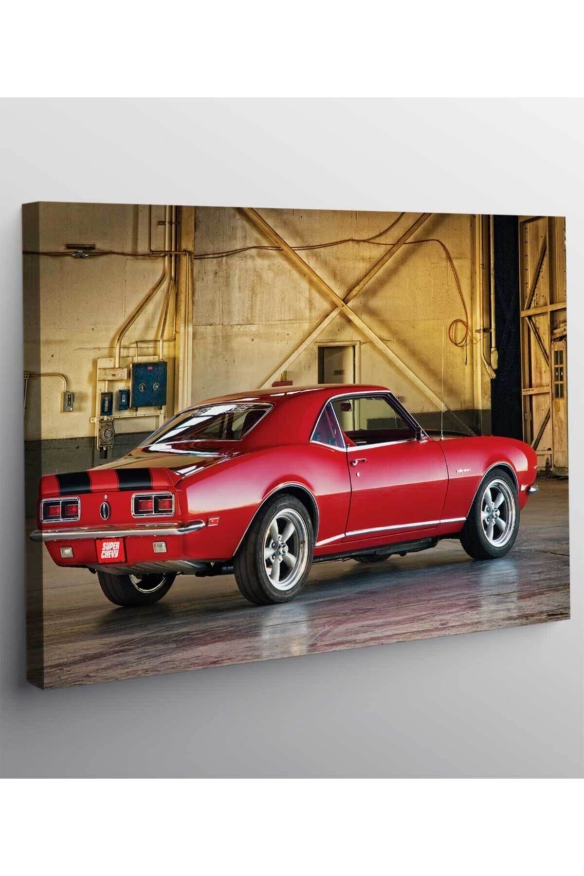 Chevrolet Camaro Araba Kanvas Tablo