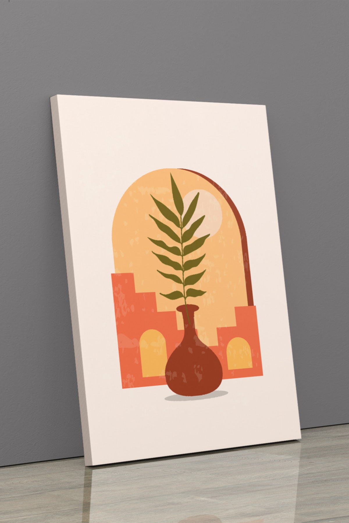 Soyut Modern Minimal Kanvas Tablosu 3'lü Canvas Tablo Seti Ev, Oturma Odası Yatak Odası