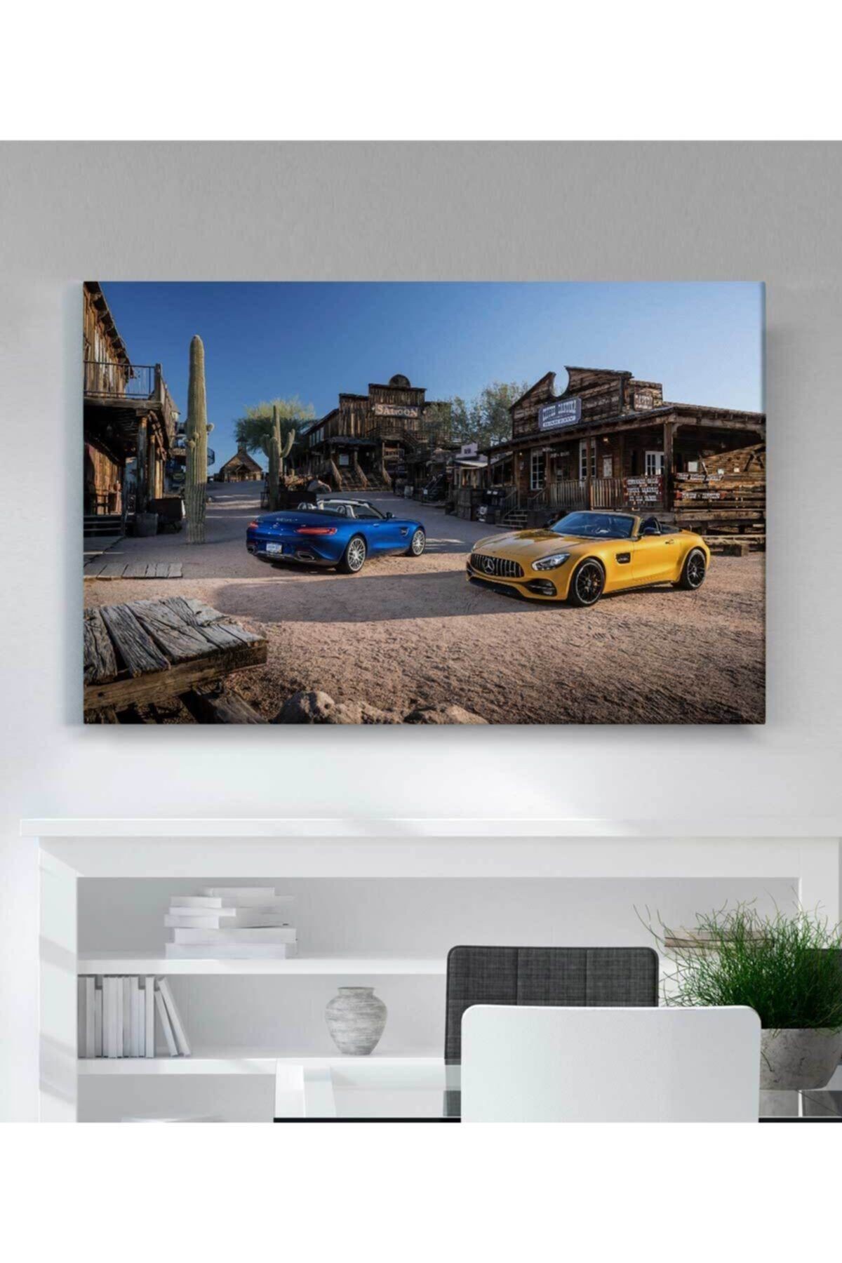 Mercedes-benz Araba Kanvas Tablo