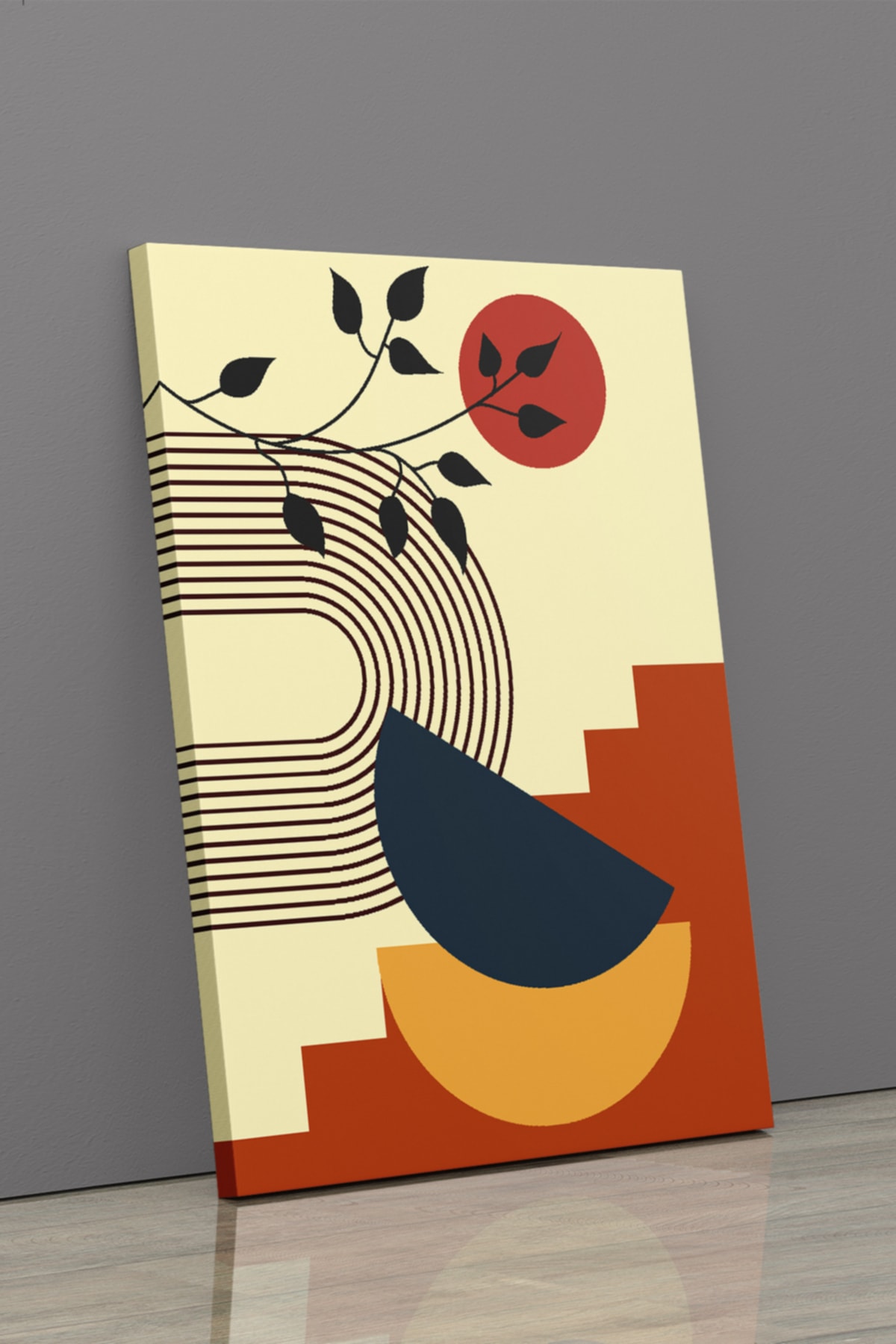 Soyut Modern Minimal Kanvas Tablosu 3'lü Canvas Tablo Seti Ev, Oturma Odası Yatak Odası