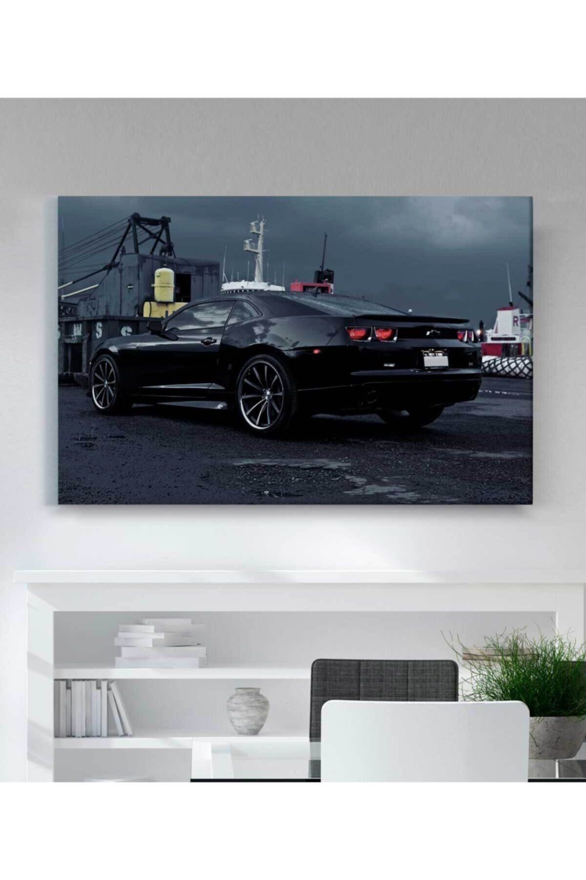 Chevrolet Camaro Araba Kanvas Tablo