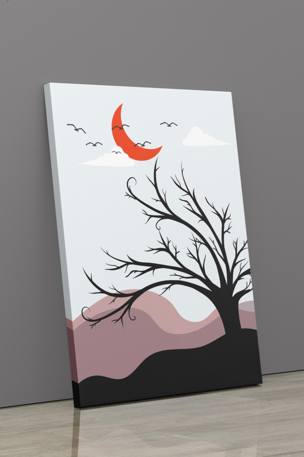 Soyut Modern Minimal Kanvas Tablosu 2'li Canvas Tablo Seti Ev, Oturma Odası Yatak Odası