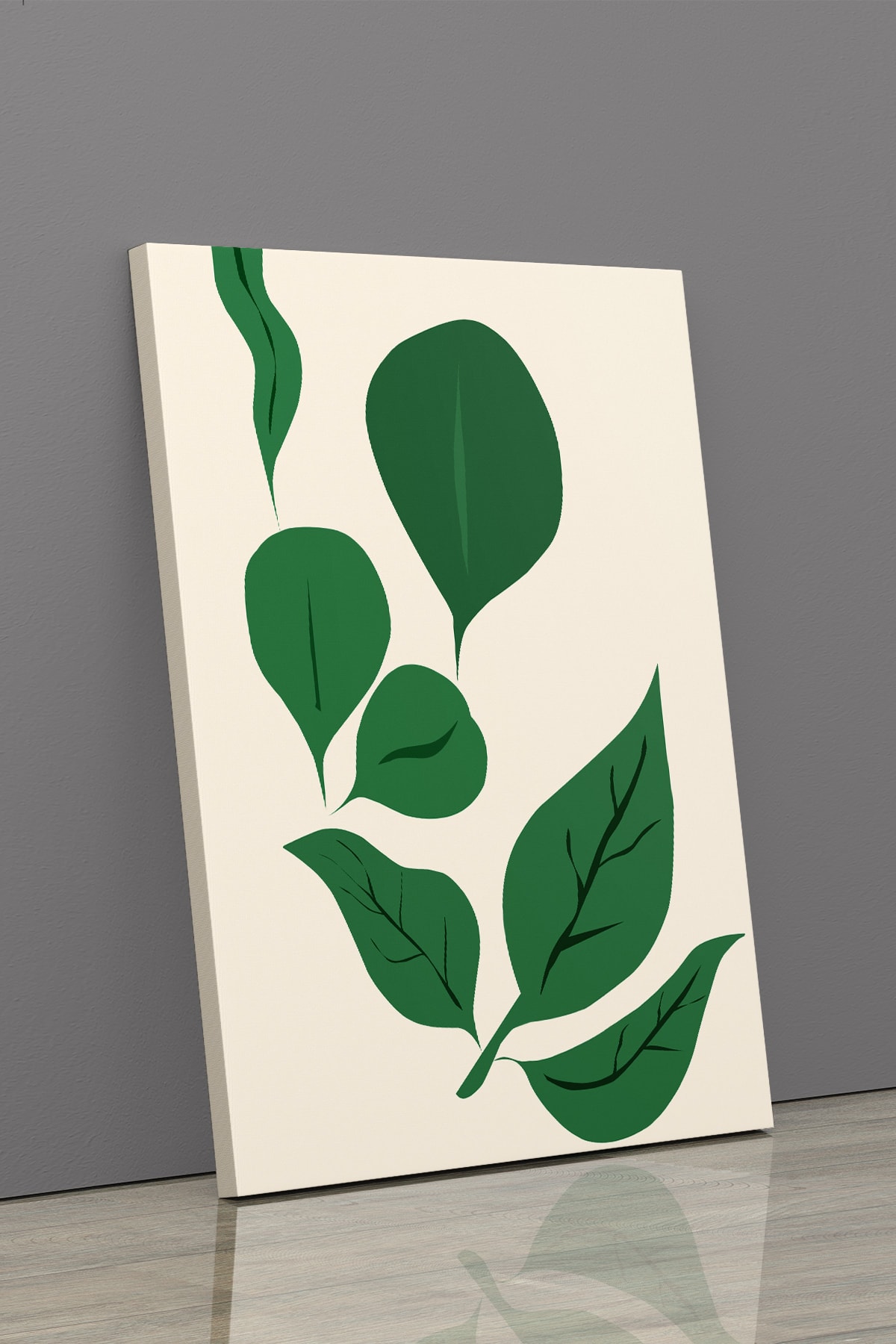 Tropikal Soyut Modern Minimal Kanvas Tablosu 3'lü Canvas Tablo Seti Ev, Oturma Odası Yatak Odası