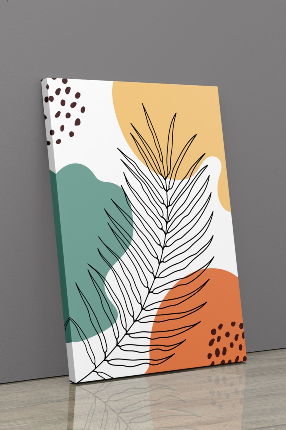 Soyut Modern Minimal Kanvas Tablosu 3'lü Canvas Tablo Seti Ev, Oturma Odası Yatak Odası