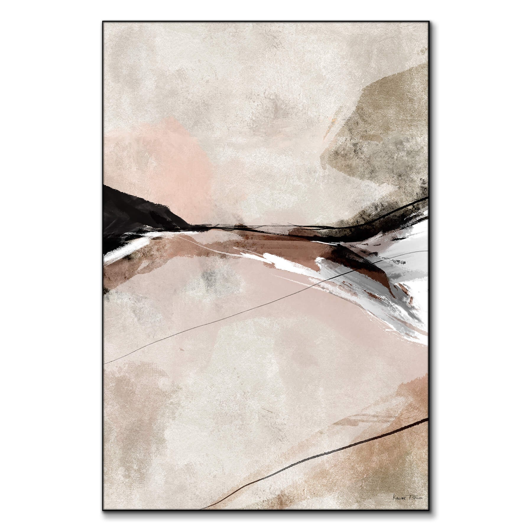 Art of Minimalis Dight II Kanvas Tablosu