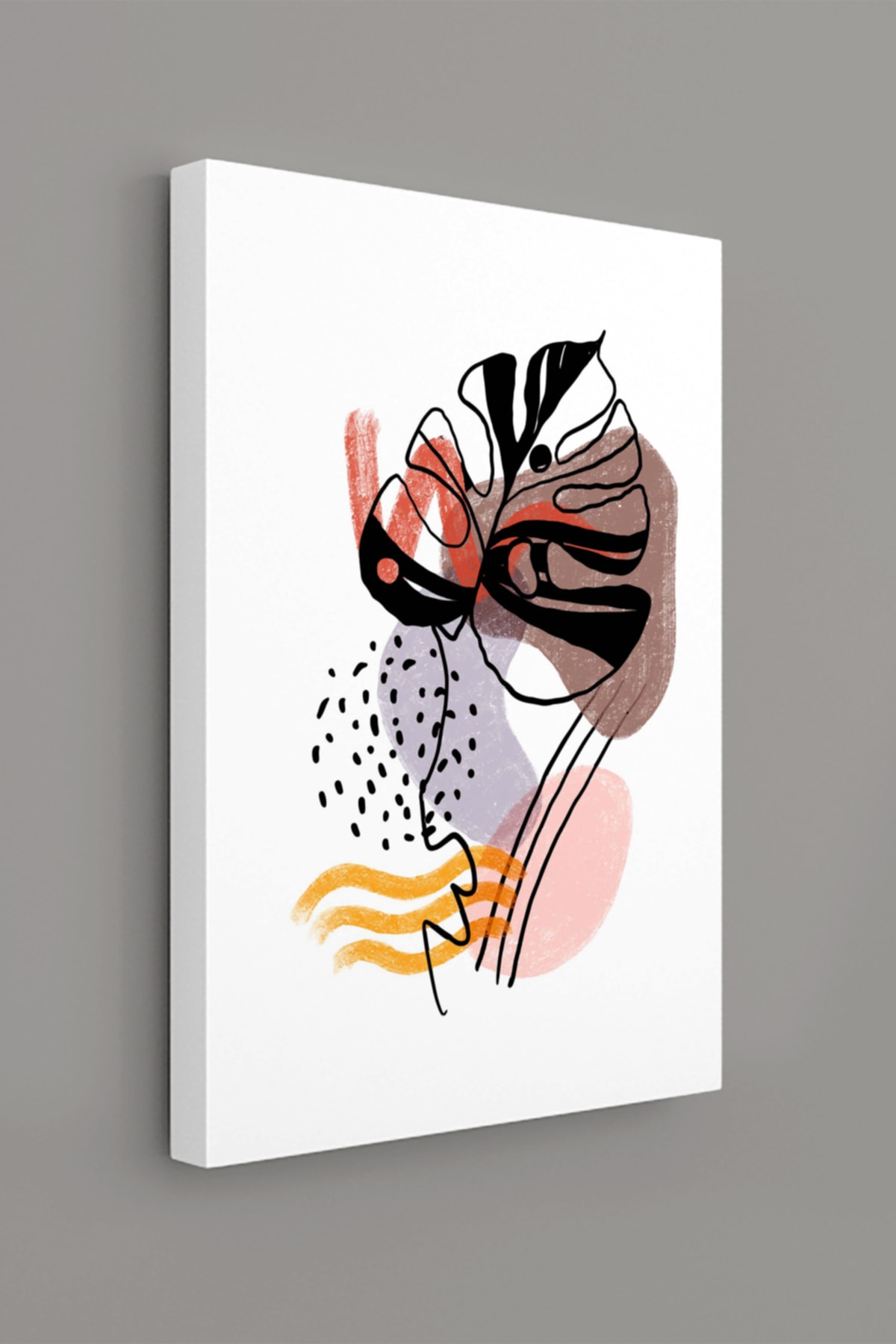 Soyut Modern Minimal Kanvas Tablosu 3'lü Canvas Tablo Seti Ev, Oturma Odası Yatak Odası