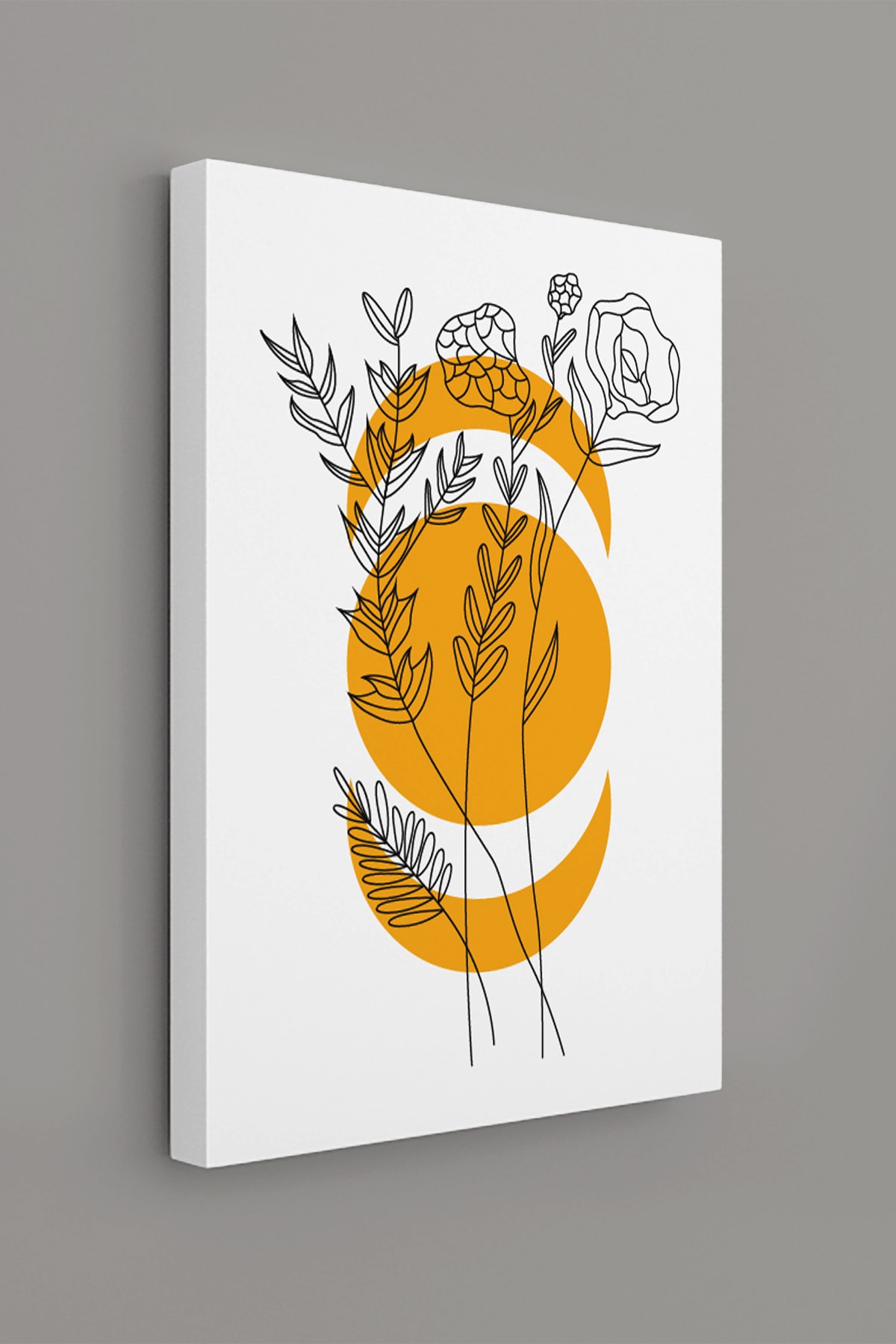 Soyut Modern Minimal Kanvas Tablosu 3'lü Canvas Tablo Seti Ev, Oturma Odası Yatak Odası