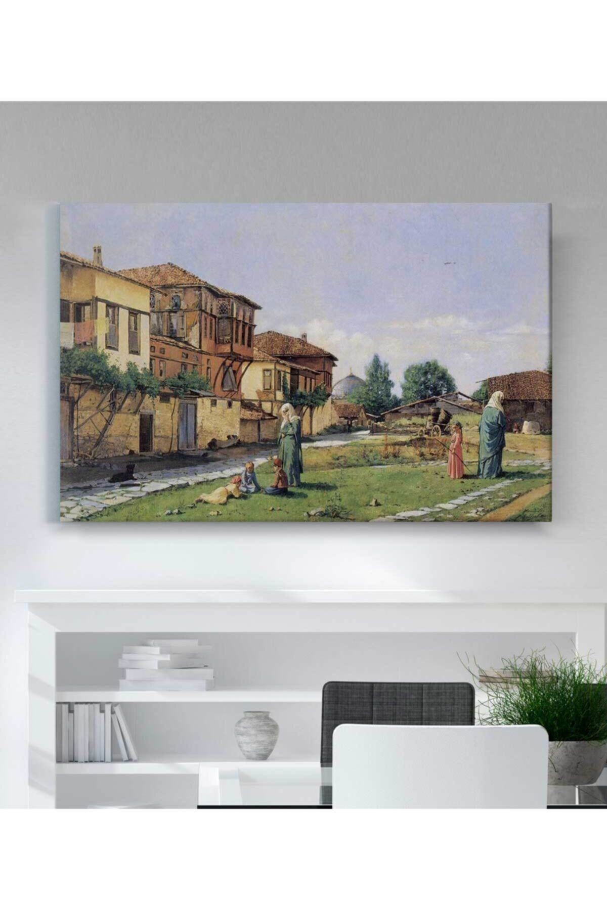 Osman Hamdi Bey Gebzeden Manzara Kanvas Tablo