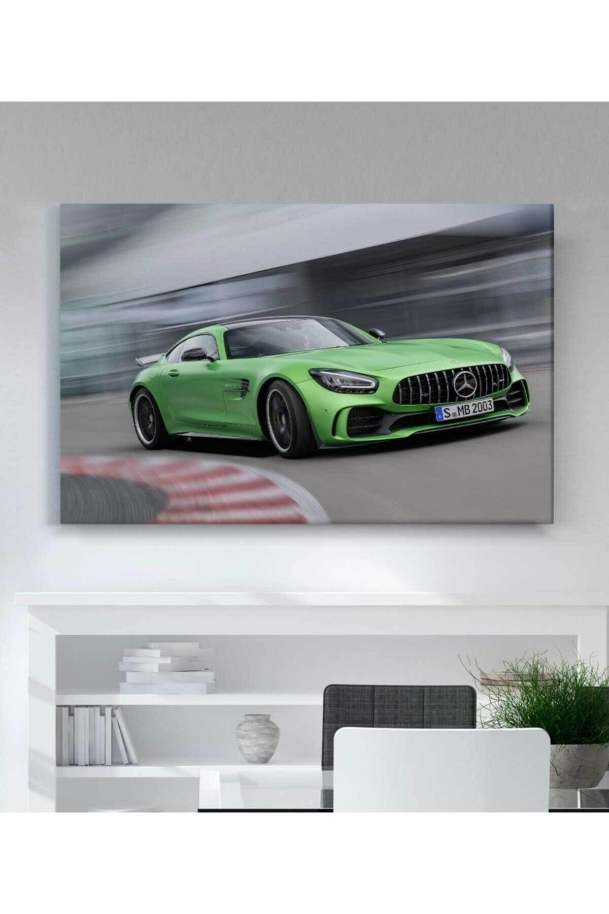 Mercedes-benz Araba Kanvas Tablo