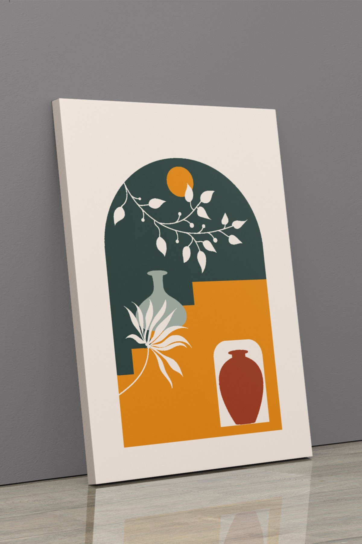 Soyut Modern Minimal Kanvas Tablosu 3'lü Canvas Tablo Seti Ev, Oturma Odası Yatak Odası