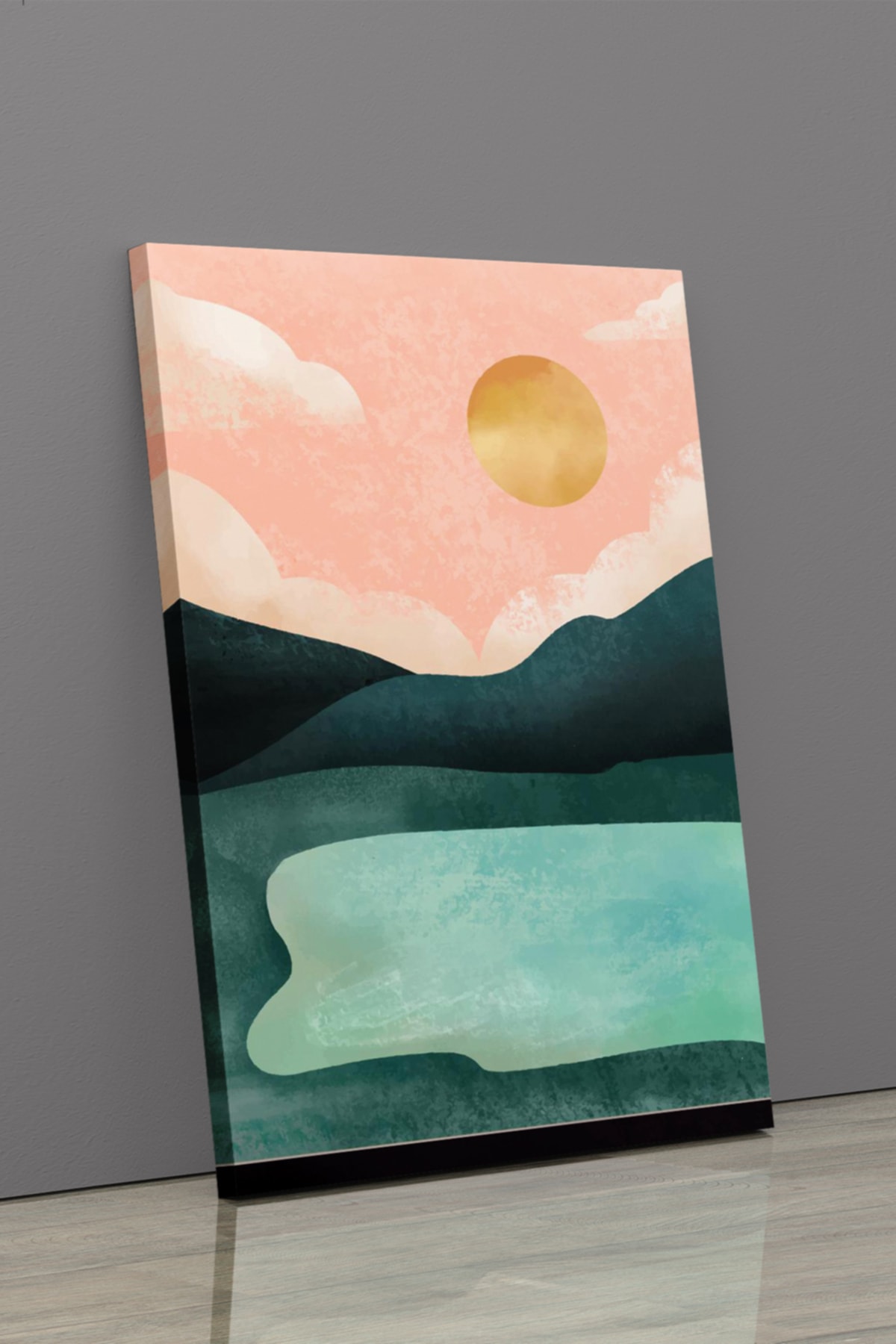 Soyut Modern Minimal Kanvas Tablosu 3'lü Canvas Tablo Seti Ev, Oturma Odası Yatak Odası