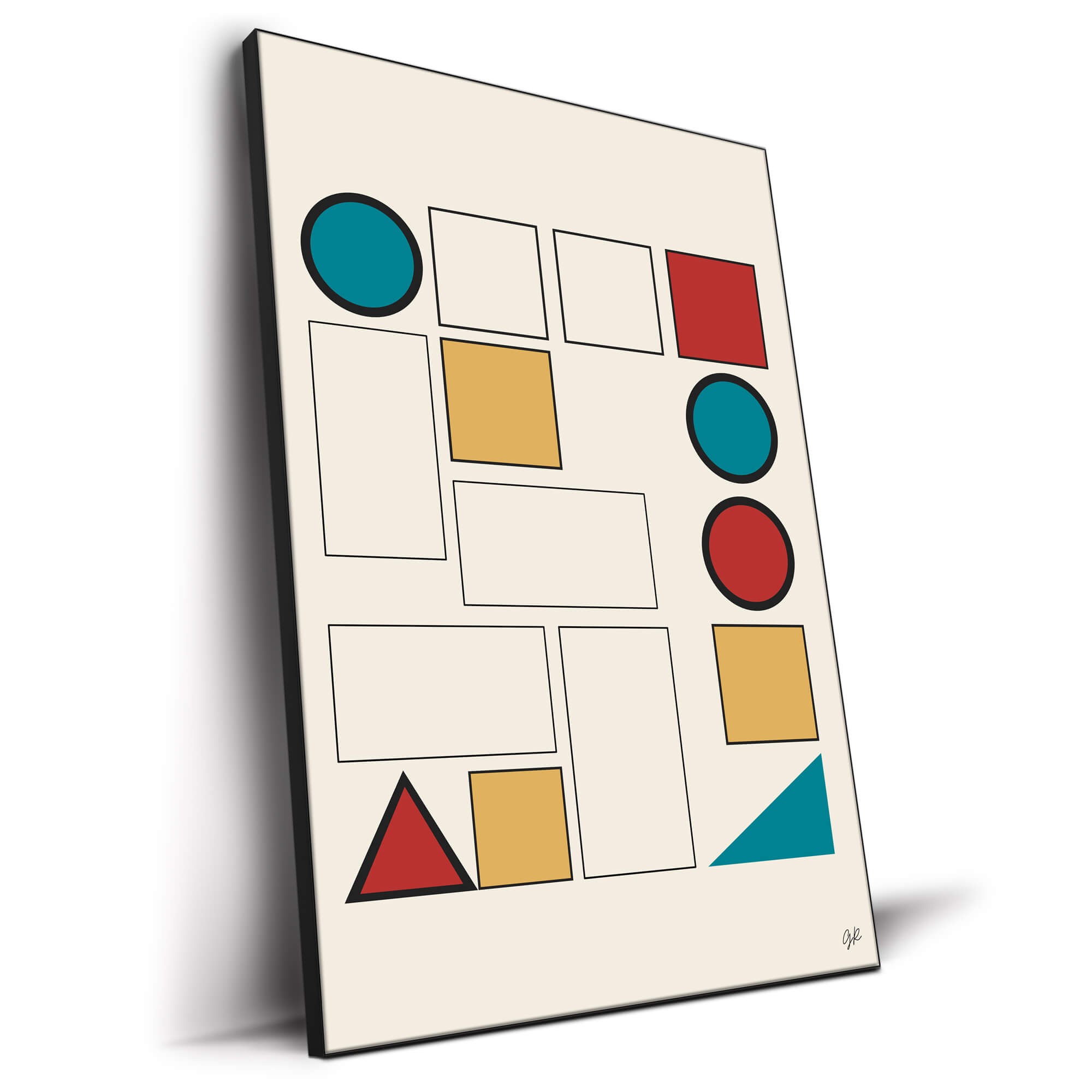Boho Puzzle Kanvas Tablosu