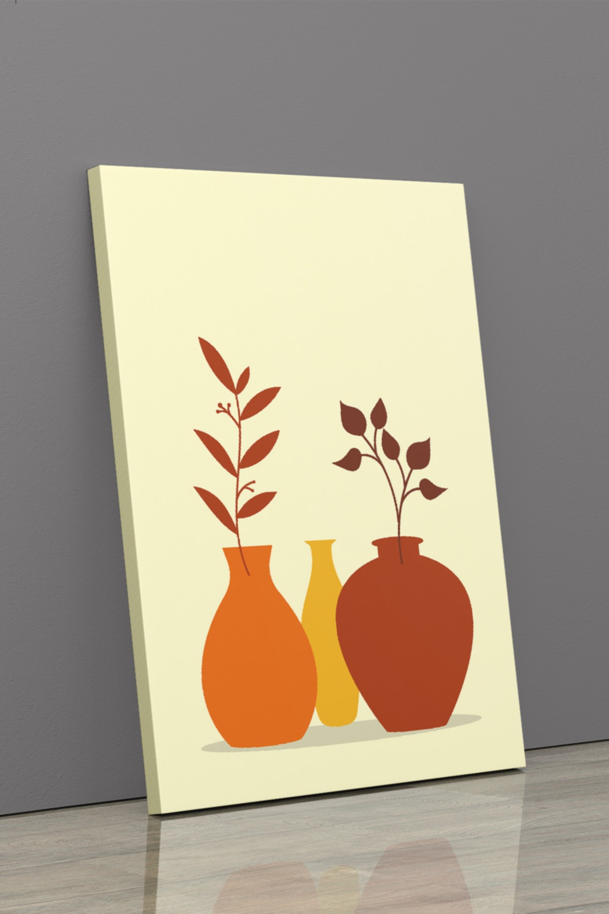 Soyut Modern Minimal Kanvas Tablosu 3'lü Canvas Tablo Seti Ev, Oturma Odası Yatak Odası