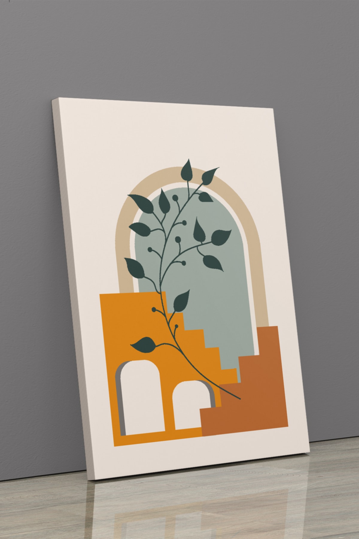 Soyut Modern Minimal Kanvas Tablosu 3'lü Canvas Tablo Seti Ev, Oturma Odası Yatak Odası