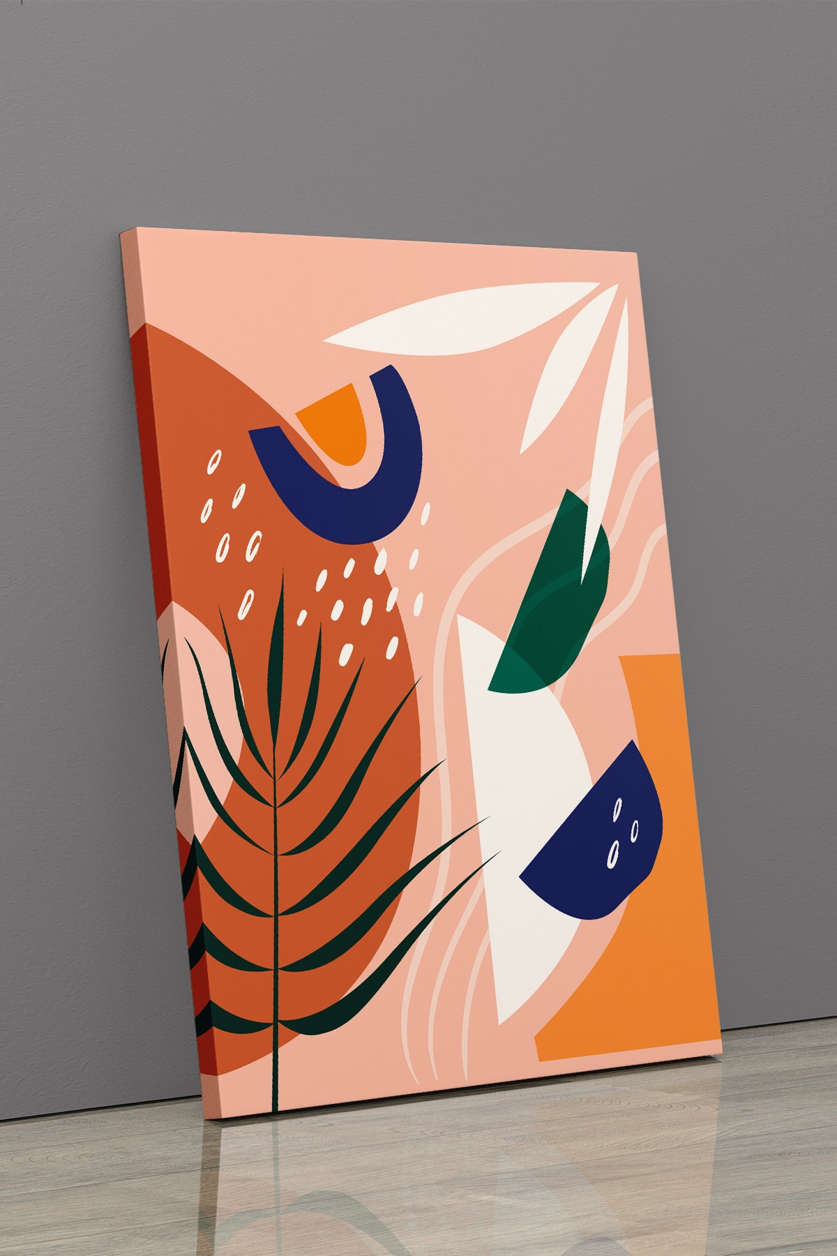 Soyut Modern Minimal Kanvas Tablosu 3'lü Canvas Tablo Seti Ev, Oturma Odası Yatak Odası