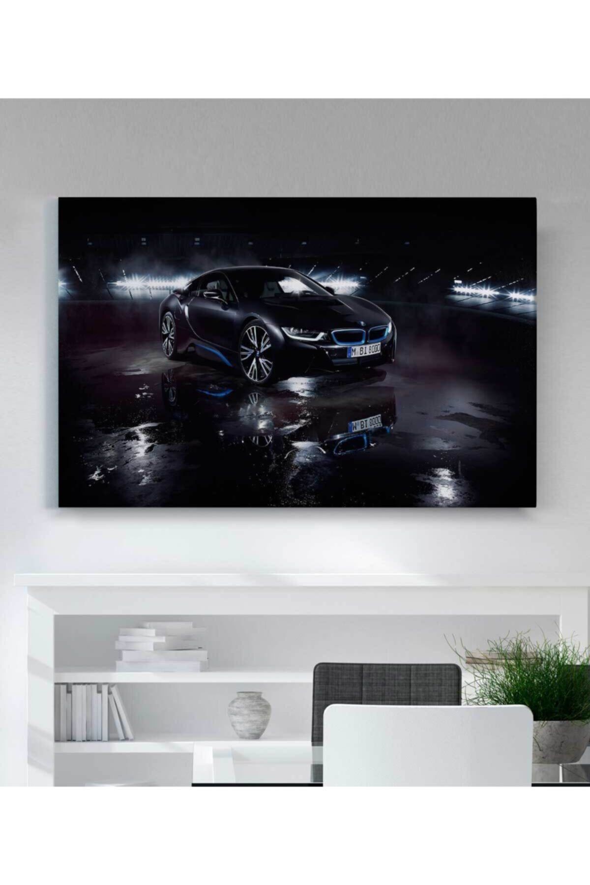 Bmw Araba Kanvas Tablo Oturma Odası Ev Ofis Çalışma Dekor