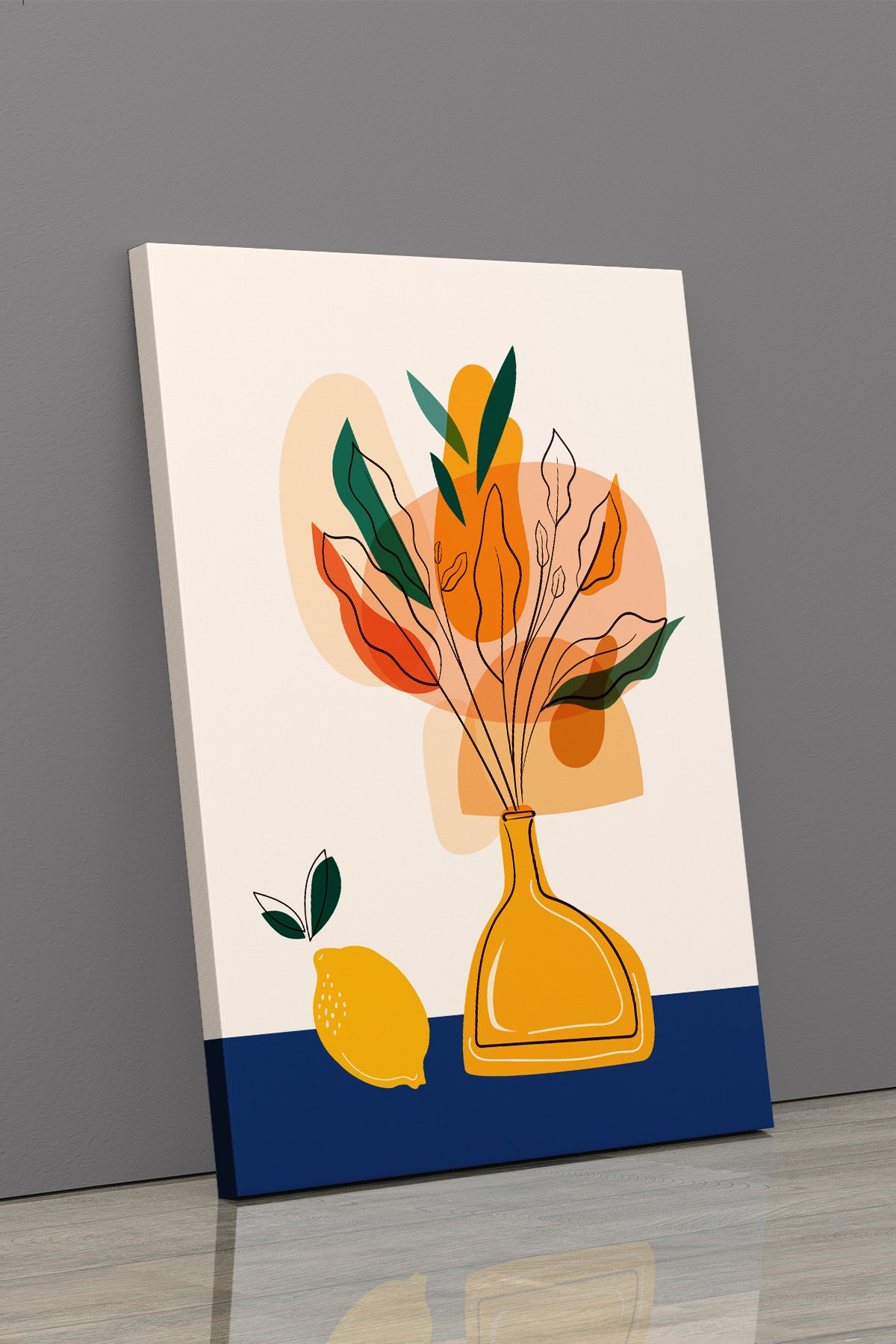 Soyut Modern Minimal Kanvas Tablosu 3'lü Canvas Tablo Seti Ev, Oturma Odası Yatak Odası