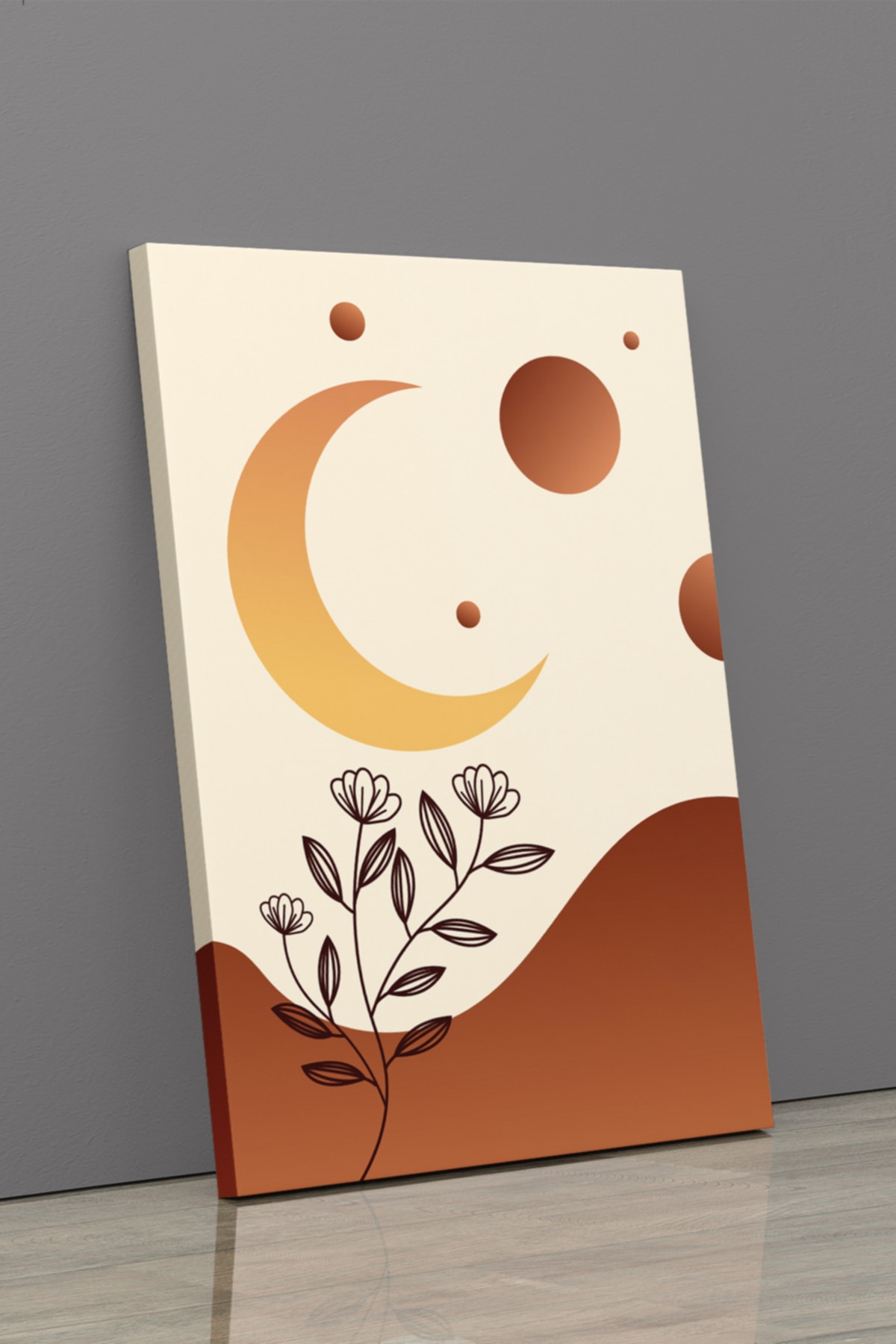 Soyut Modern Minimal Kanvas Tablosu 3'lü Canvas Tablo Seti Ev, Oturma Odası Yatak Odası