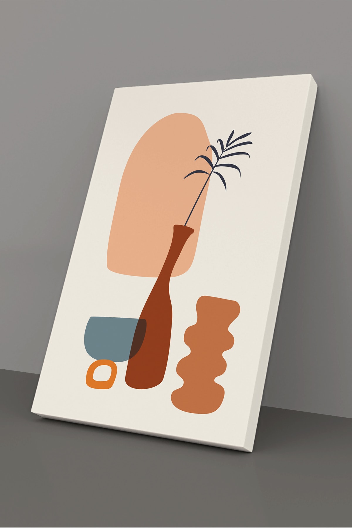 Soyut Modern Minimal Kanvas Tablosu 3'lü Canvas Tablo Seti Ev, Oturma Odası Yatak Odası