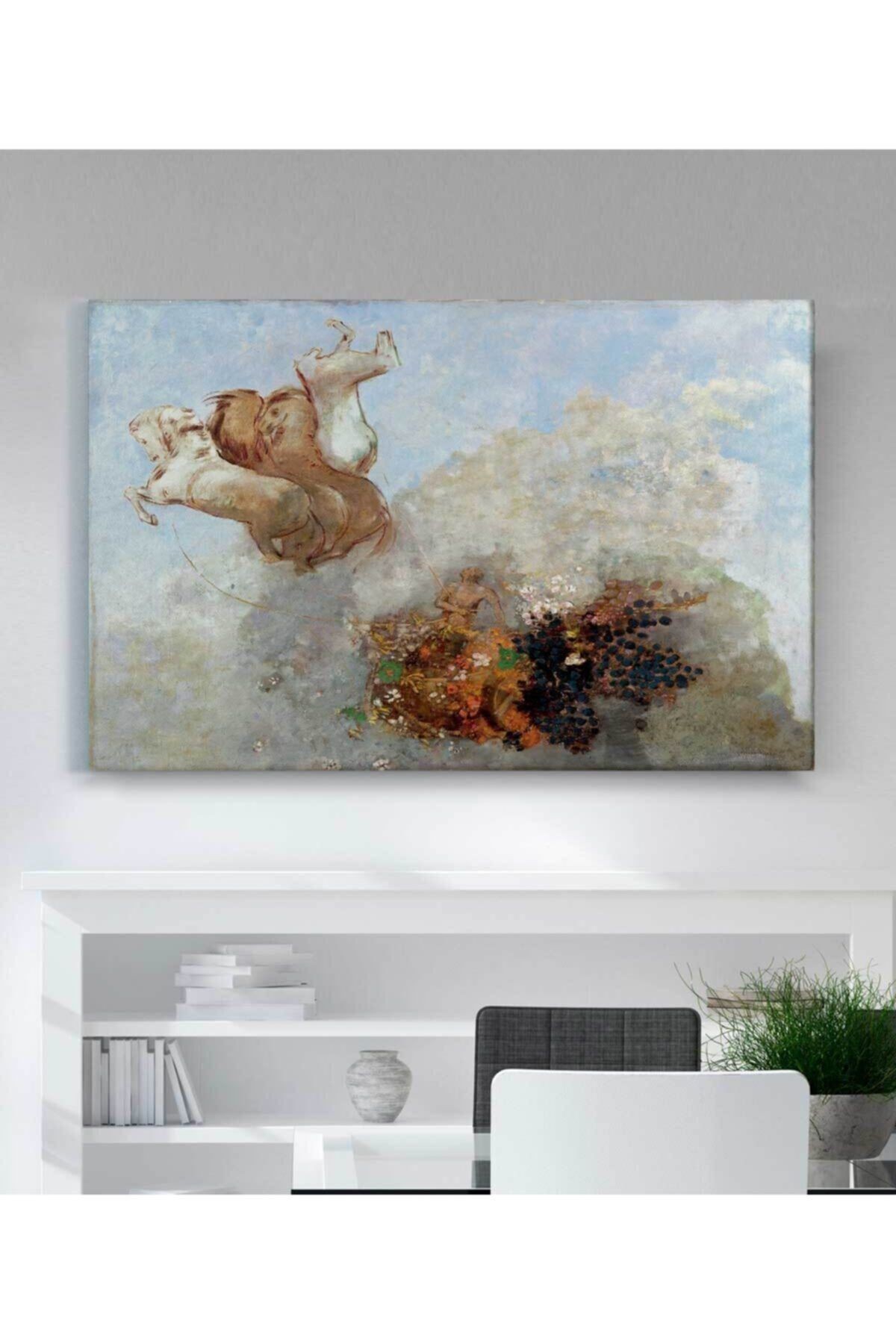 Odilon Redon Quadriga Apollo'nun Arabası Kanvas Tablo
