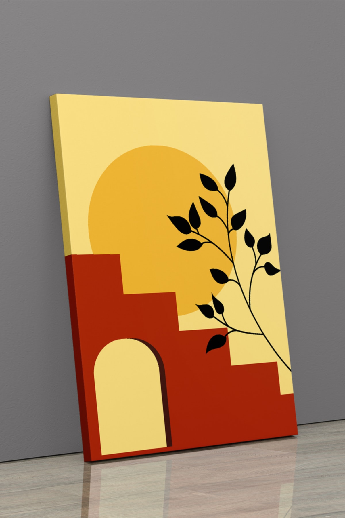 Soyut Modern Minimal Kanvas Tablosu 3'lü Canvas Tablo Seti Ev, Oturma Odası Yatak Odası