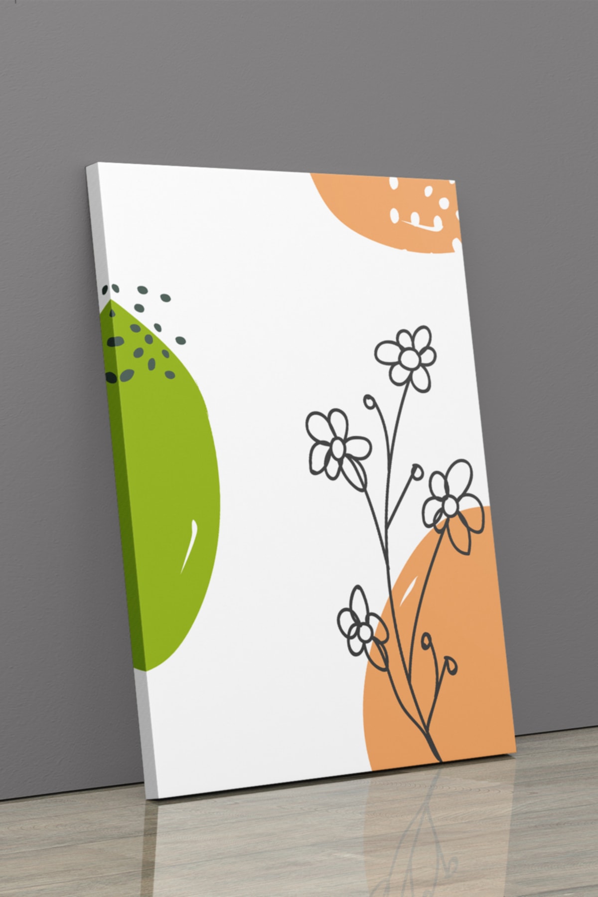 Soyut Modern Minimal Kanvas Tablosu 3'lü Canvas Tablo Seti Ev, Oturma Odası Yatak Odası