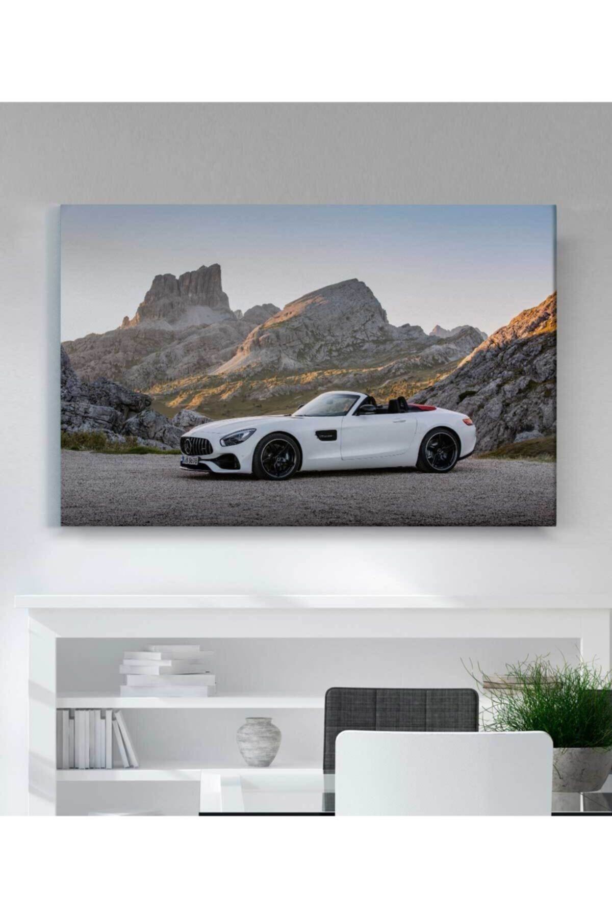Mercedes-benz Araba Kanvas Tablo
