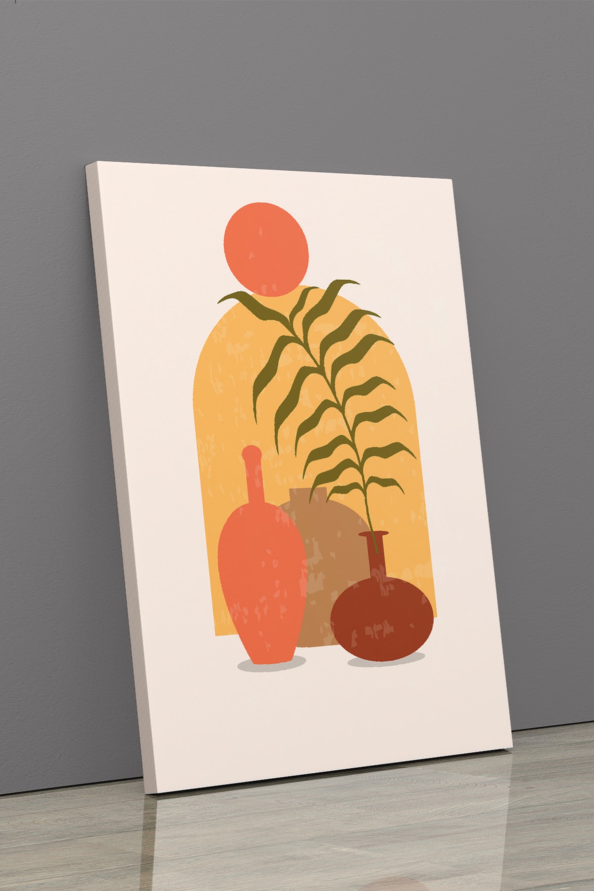 Soyut Modern Minimal Kanvas Tablosu 3'lü Canvas Tablo Seti Ev, Oturma Odası Yatak Odası