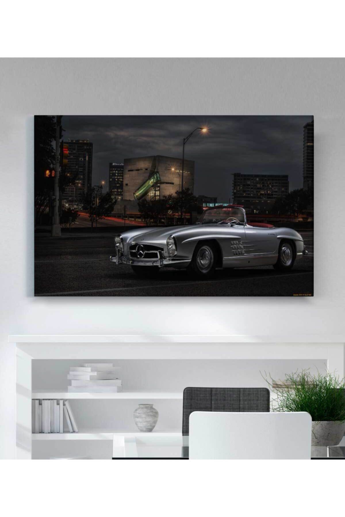 Mercedes-benz Araba Kanvas Tablo