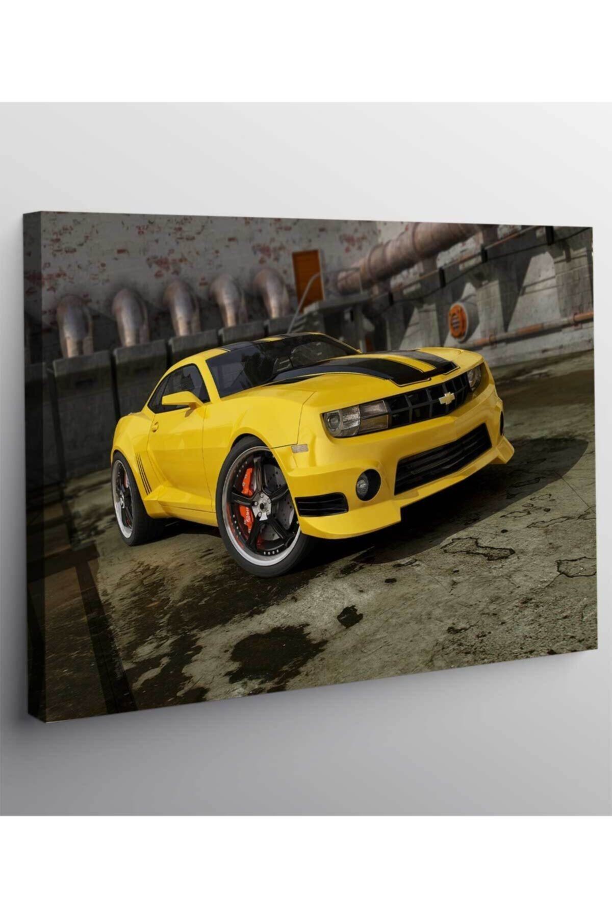 Chevrolet Camaro Araba Kanvas Tablo