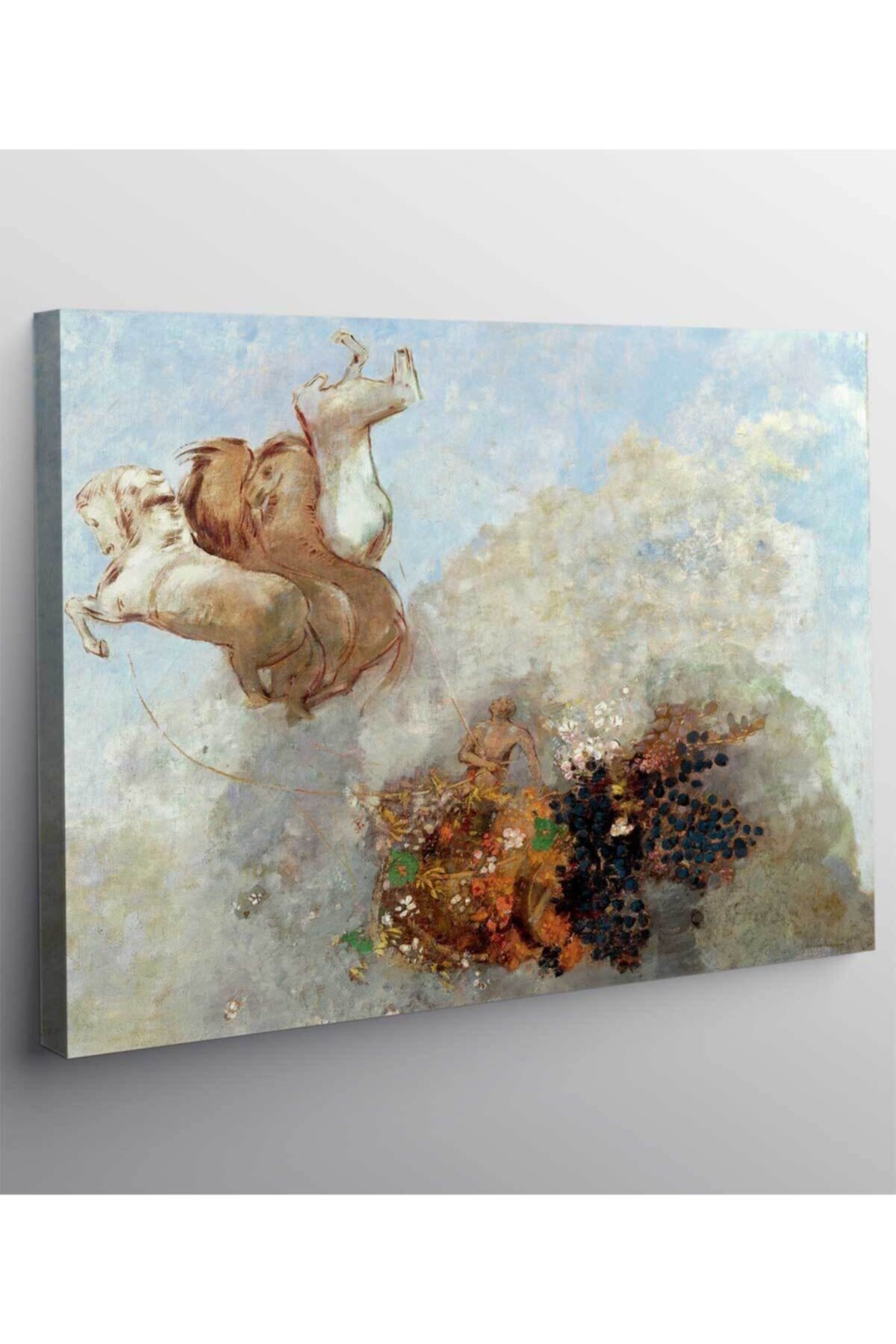 Odilon Redon Quadriga Apollo'nun Arabası Kanvas Tablo