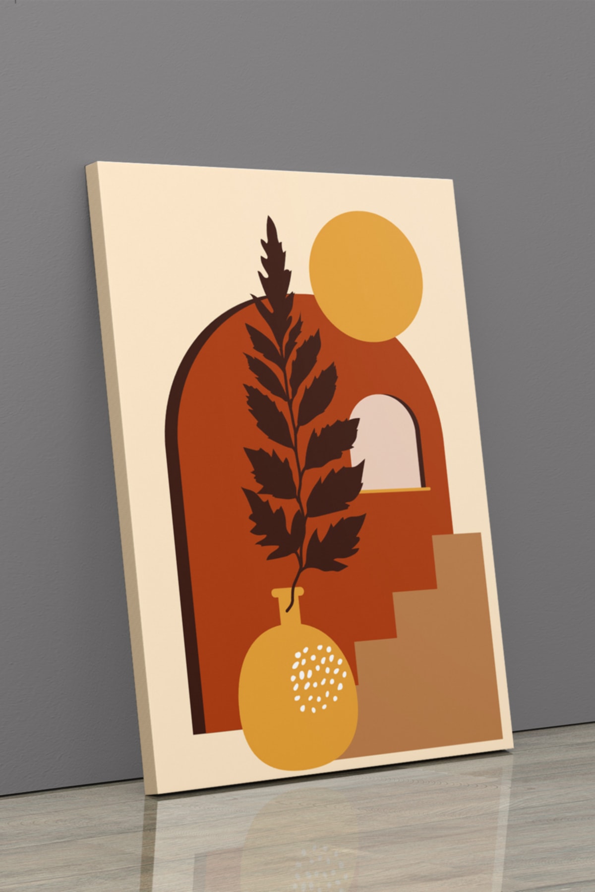 Soyut Modern Minimal Kanvas Tablosu 3'lü Canvas Tablo Seti Ev, Oturma Odası Yatak Odası