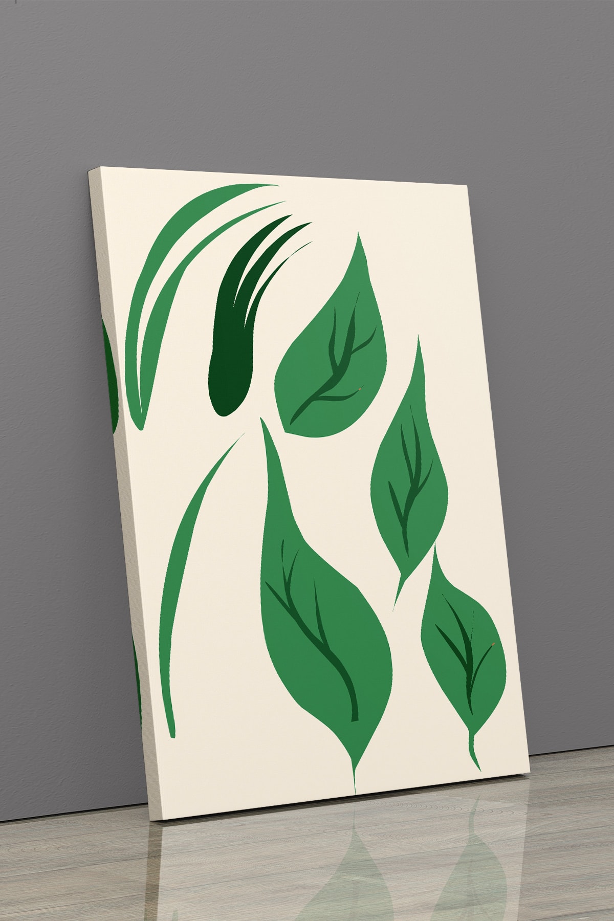 Tropikal Soyut Modern Minimal Kanvas Tablosu 3'lü Canvas Tablo Seti Ev, Oturma Odası Yatak Odası