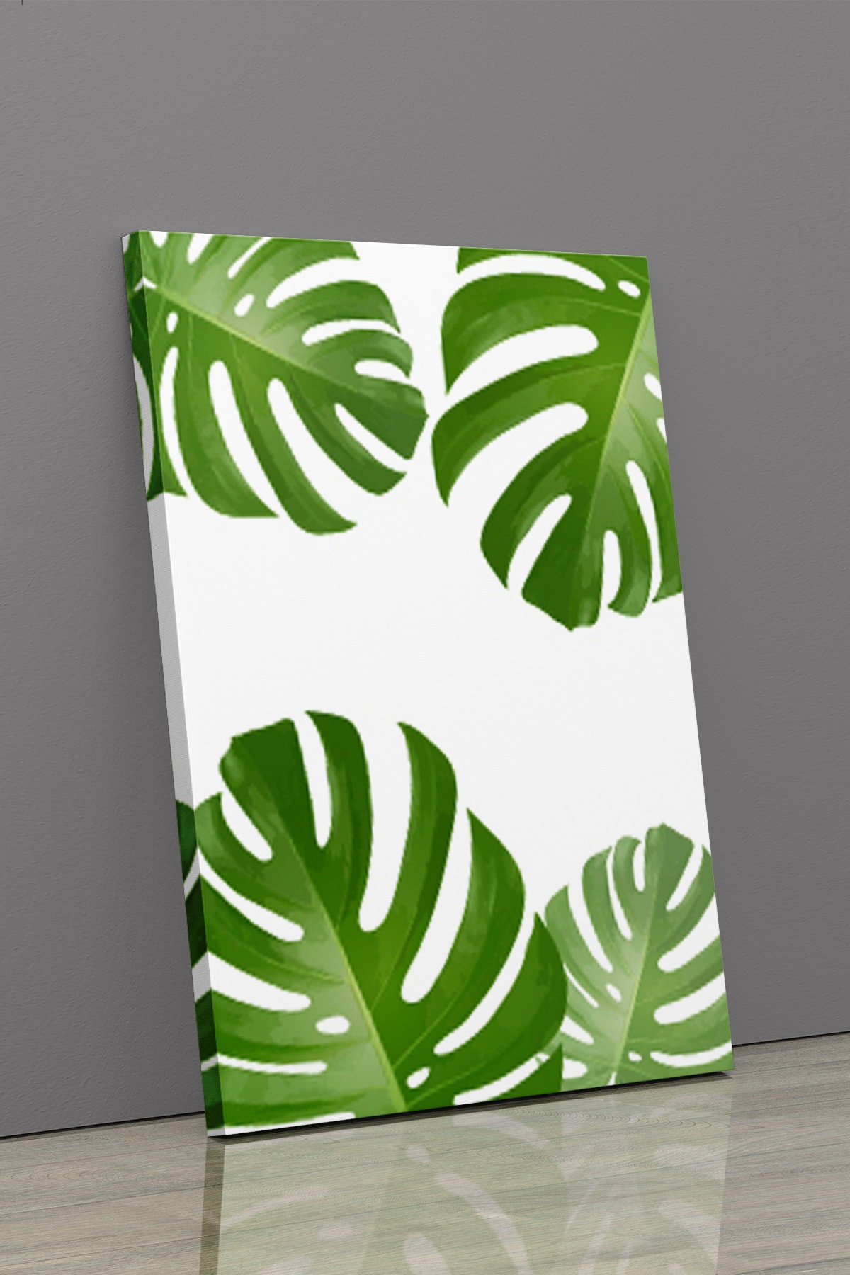 Tropikal Soyut Modern Minimal Kanvas Tablosu 3'lü Canvas Tablo Seti Ev, Oturma Odası Yatak Odası