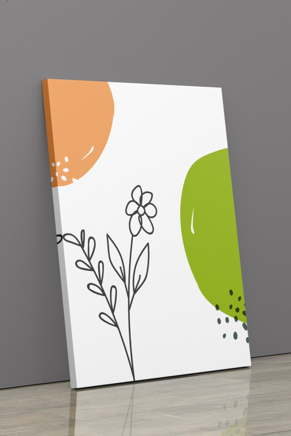Soyut Modern Minimal Kanvas Tablosu 3'lü Canvas Tablo Seti Ev, Oturma Odası Yatak Odası