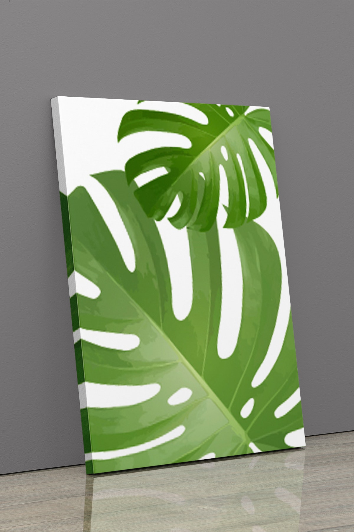 Tropikal Soyut Modern Minimal Kanvas Tablosu 3'lü Canvas Tablo Seti Ev, Oturma Odası Yatak Odası