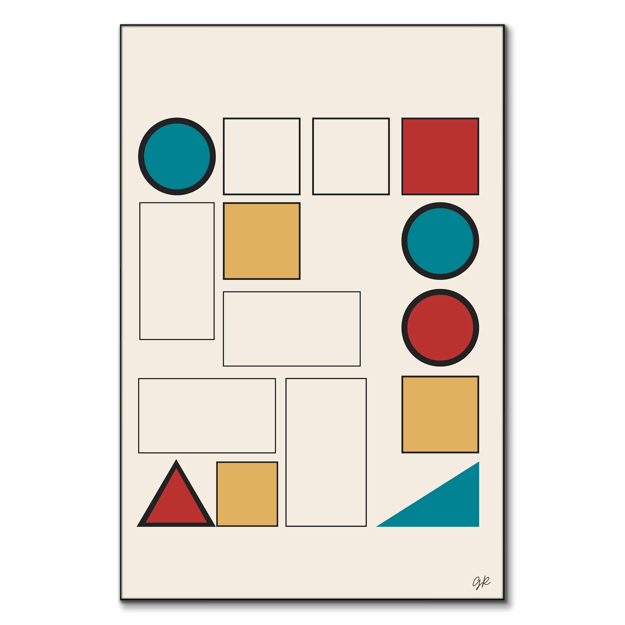 Boho Puzzle Kanvas Tablosu