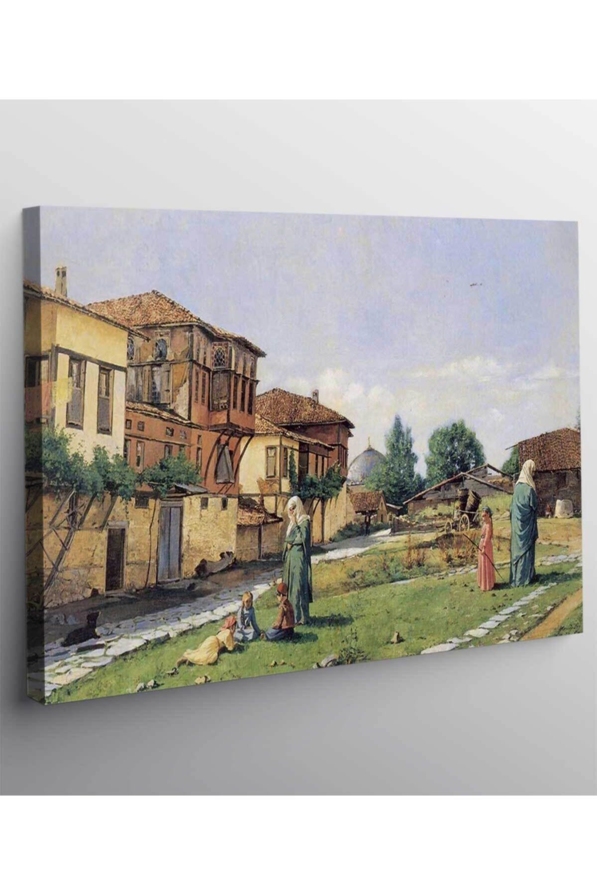 Osman Hamdi Bey Gebzeden Manzara Kanvas Tablo