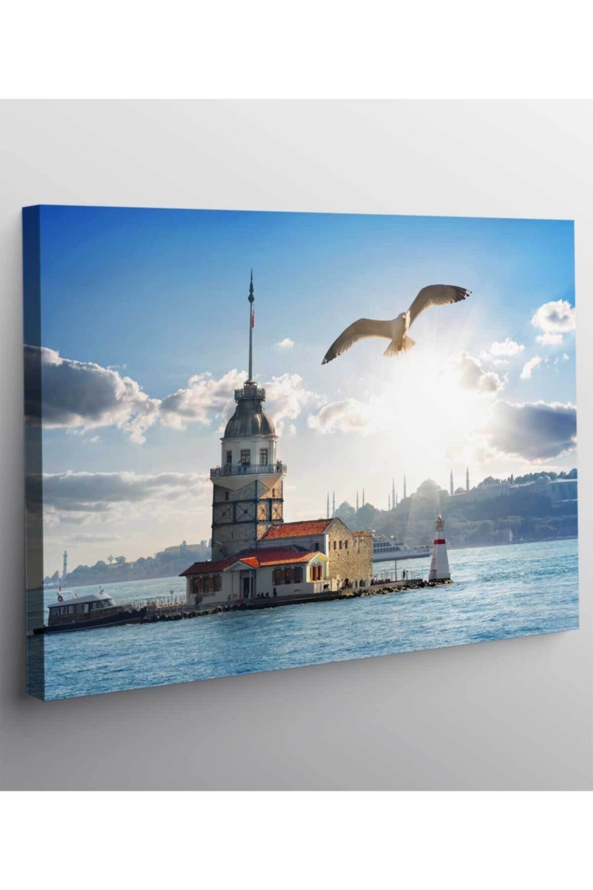 Kız Kulesi Manzara Kanvas Tablo