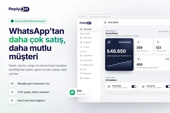 WhatsApp Pazarlama — ReplyOff ekran görüntüsü 1