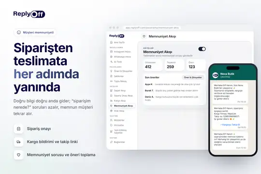 WhatsApp Pazarlama — ReplyOff ekran görüntüsü 3