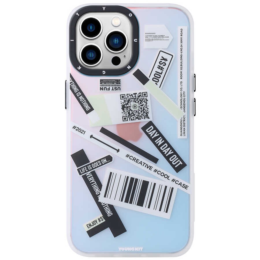 iPhone 13 Pro Kılıf YoungKit Fashion Culture Time Serisi Kılıf